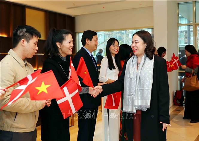 Vice President Vo Thi Anh Xuan begins working visit to Denmark